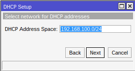 DHCP Server Network