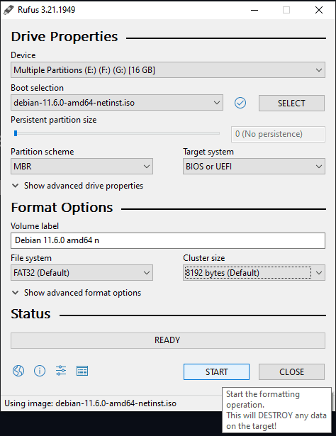 Click START Click START